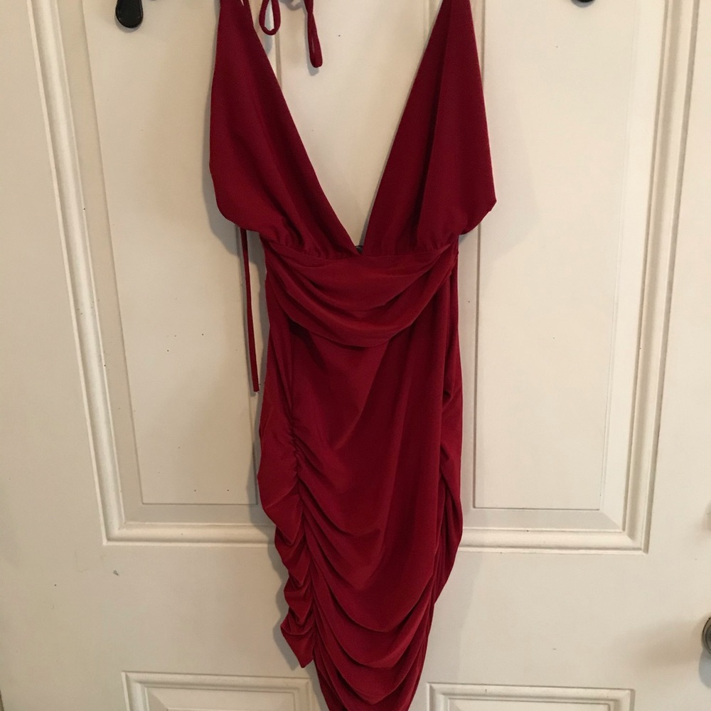 Beautiful wine red dress